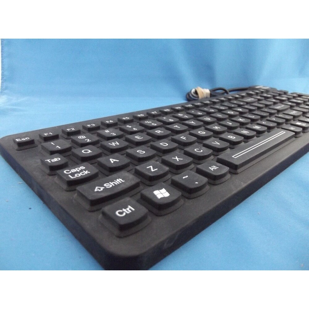 Humanscale ReallyCool Man & Machine EN60601 Black USB Wired Waterproof Keyboard